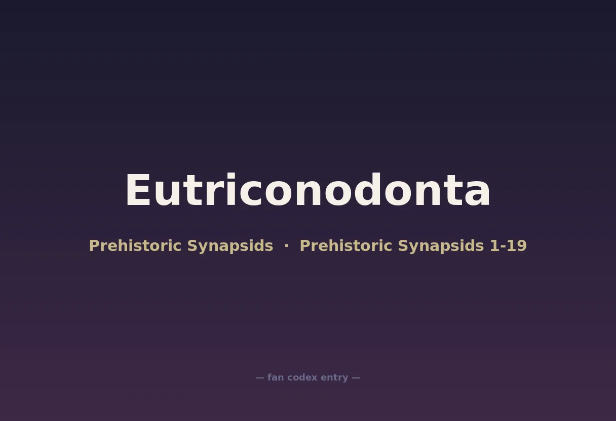 Eutriconodonta