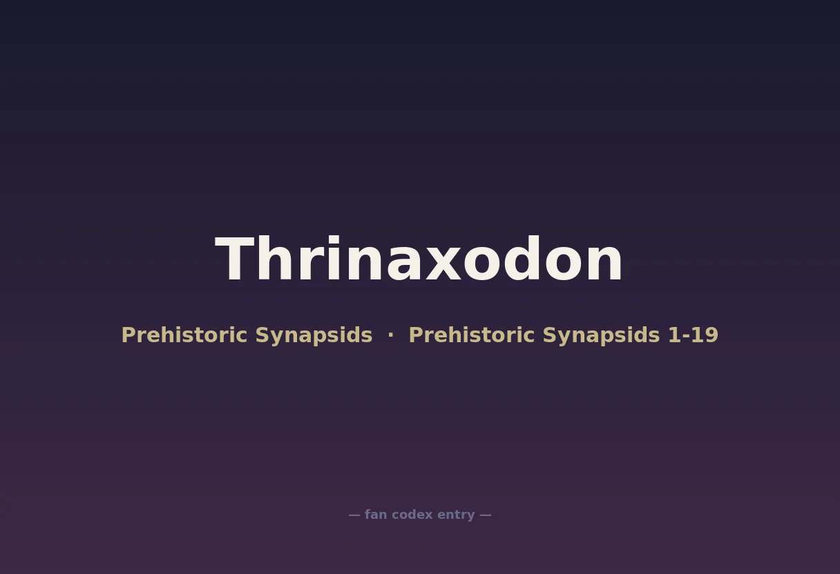 Thrinaxodon